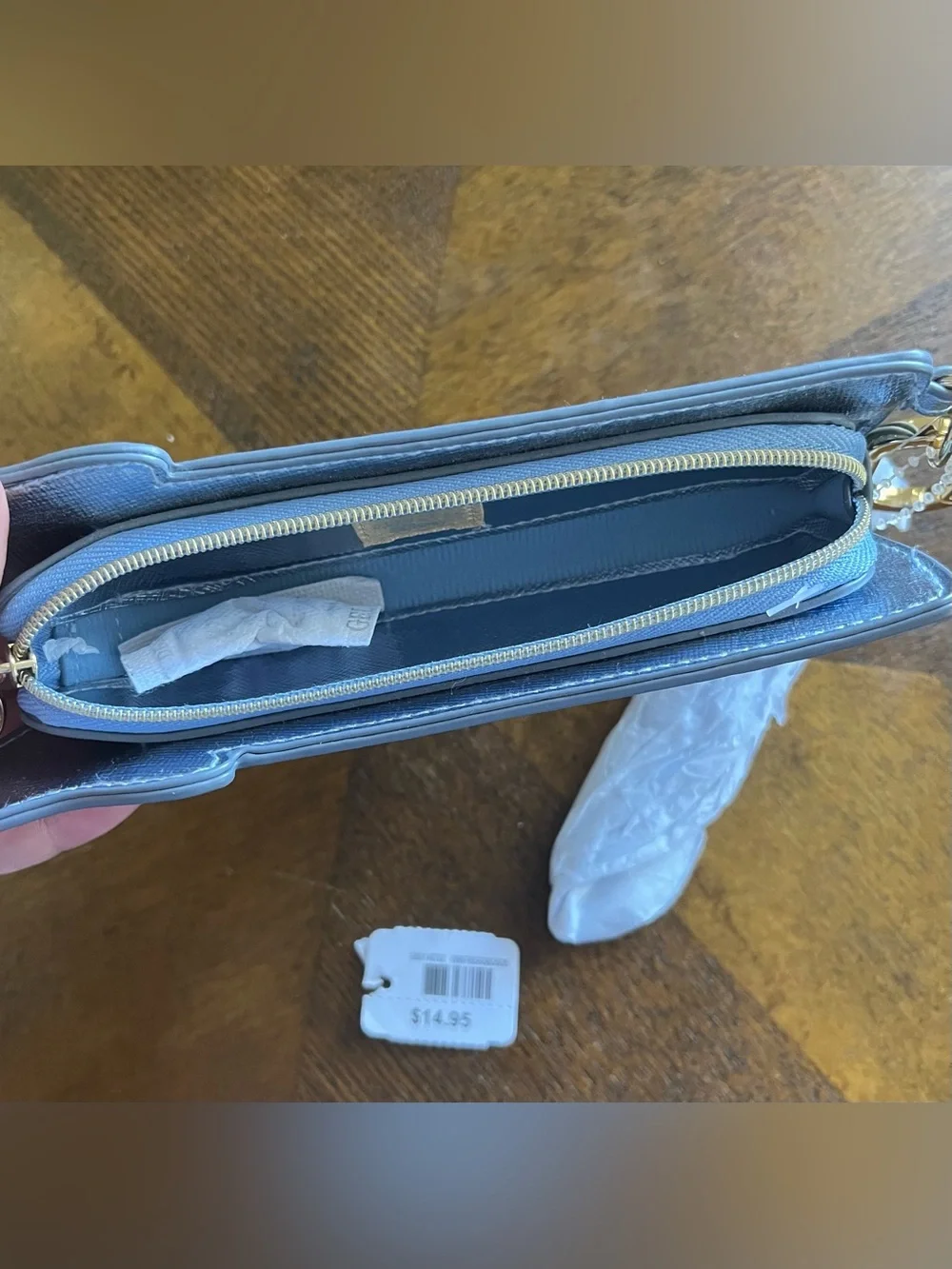 Cinderella Silver Lace High-Heel Shoe Key & Card Holder